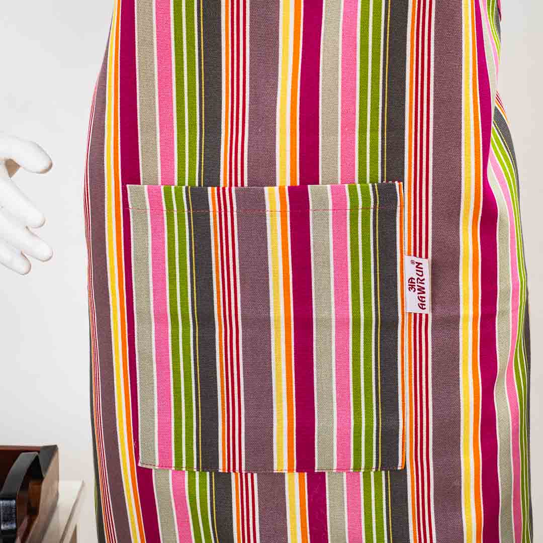Premium Cotton Printed Apron Design Four