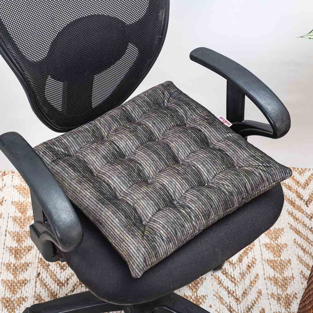 Premium Velvet Quilted Chair Pad