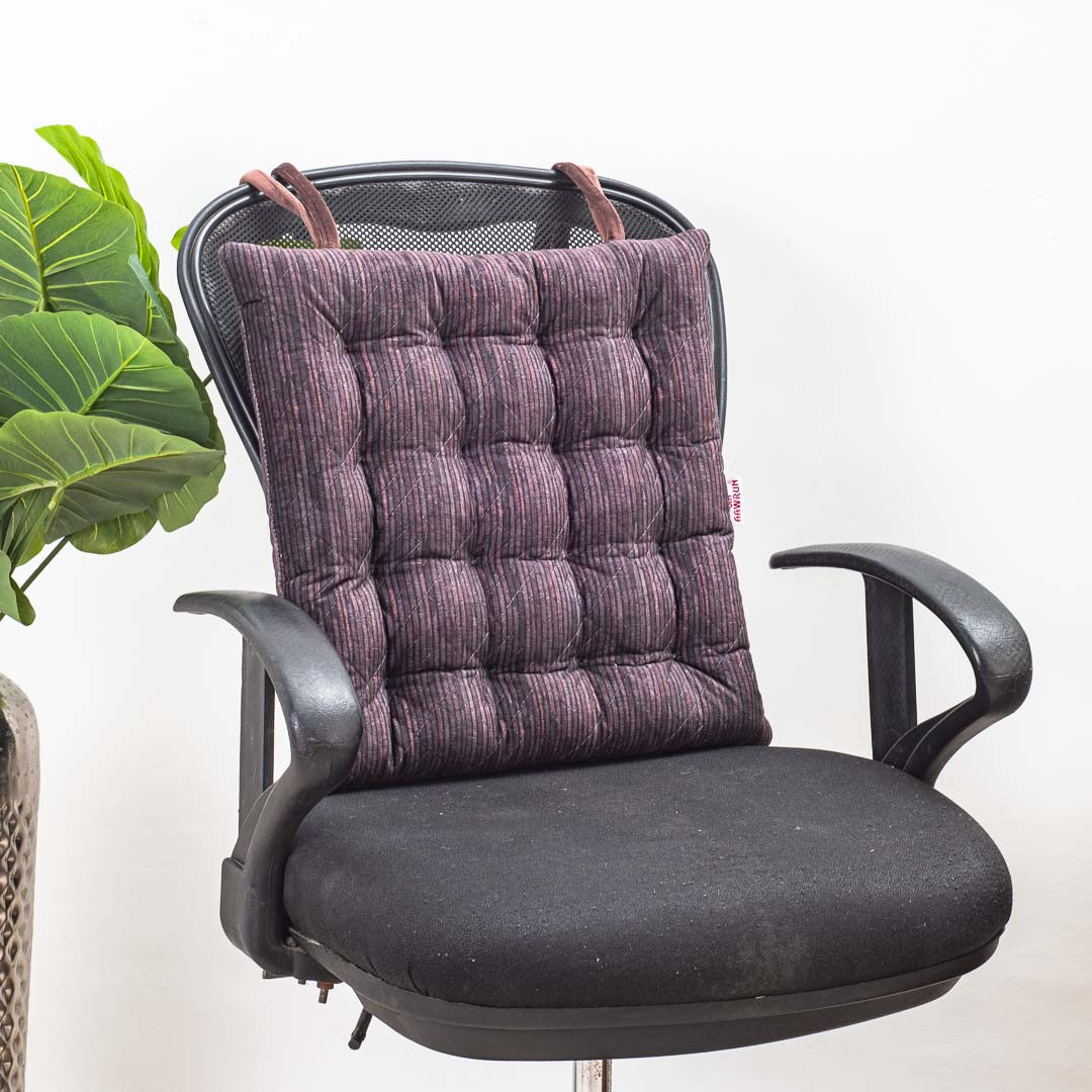 Premium Velvet Quilted Chair Pad