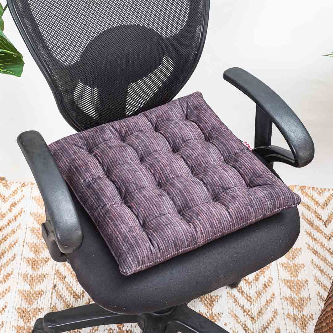 Premium Velvet Quilted Chair Pad