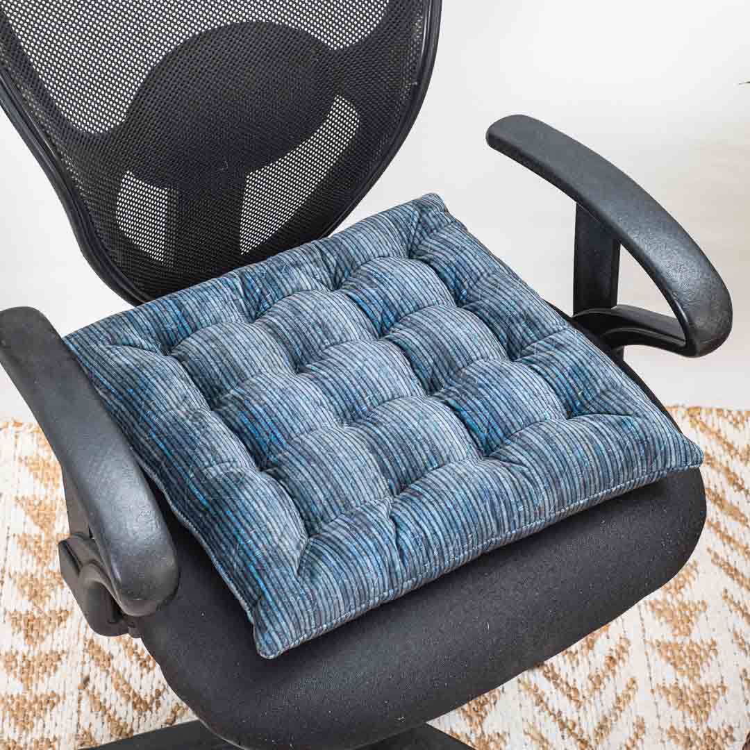 Premium Velvet Quilted Chair Pad