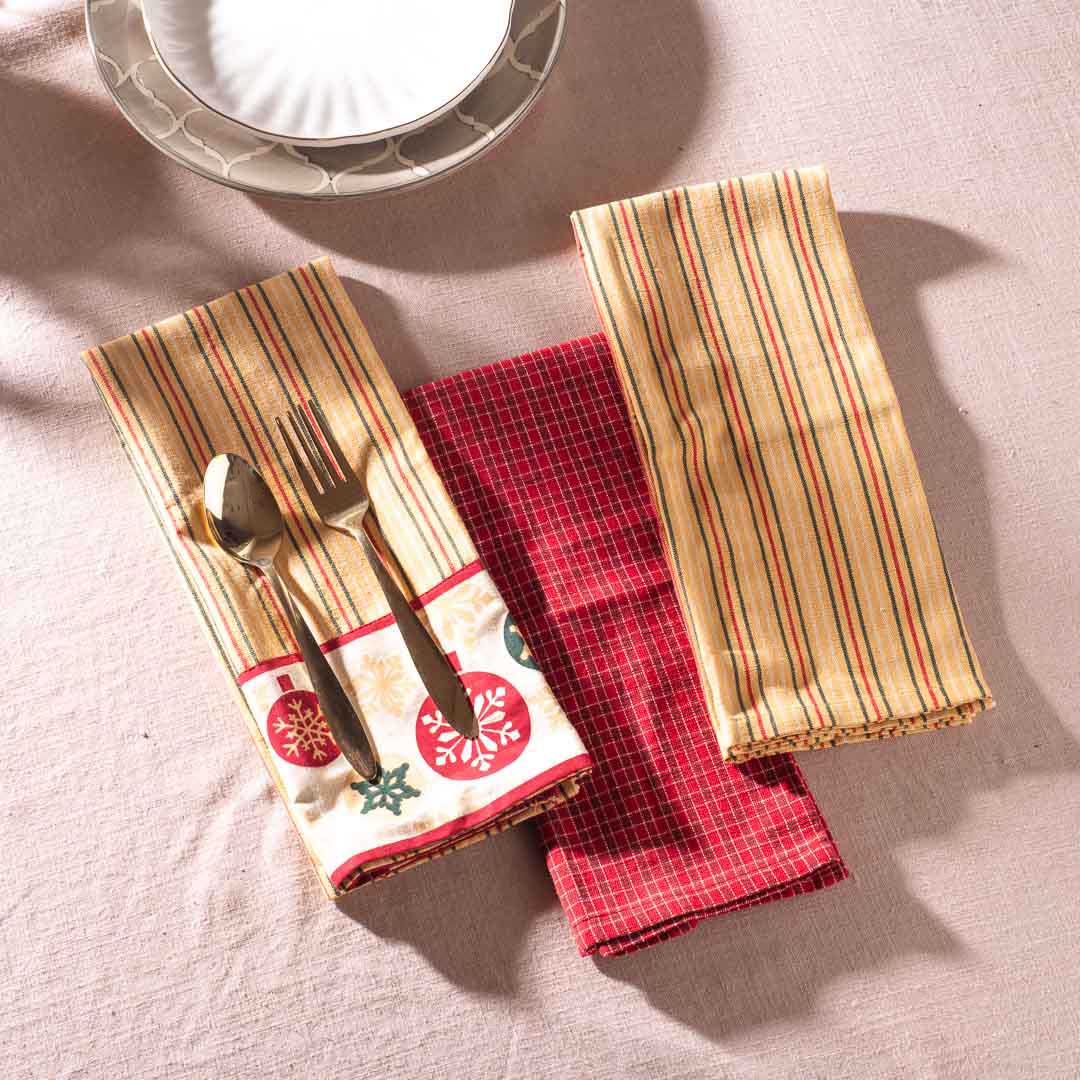 Premium X-mas (03 pcs set) Napkin