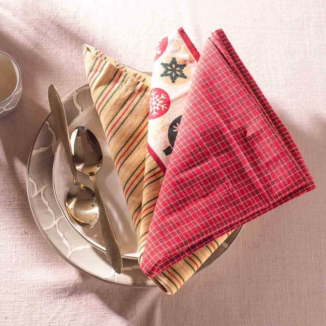 Premium X-mas (03 pcs set) Napkin