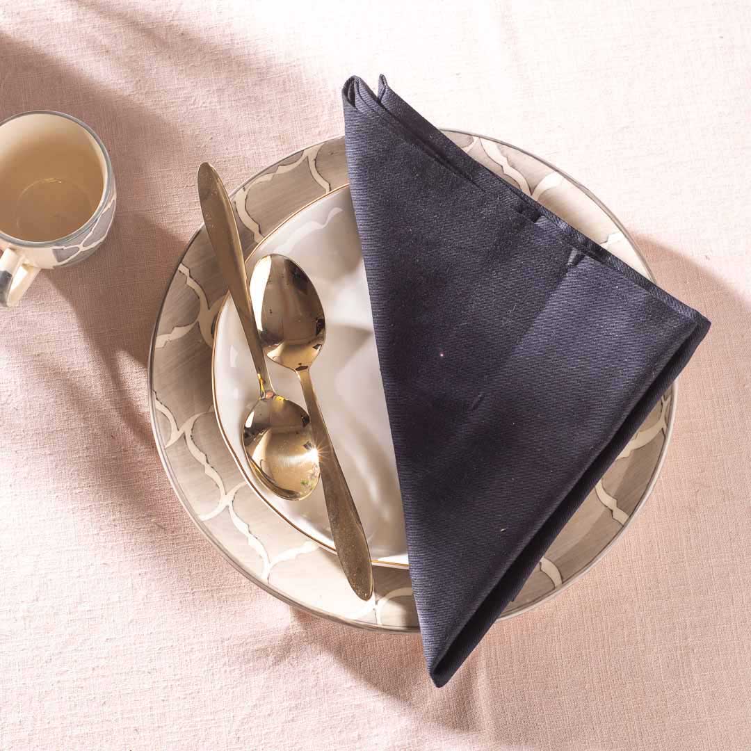 Premium spider embrodary (02 pcs set) Napkin