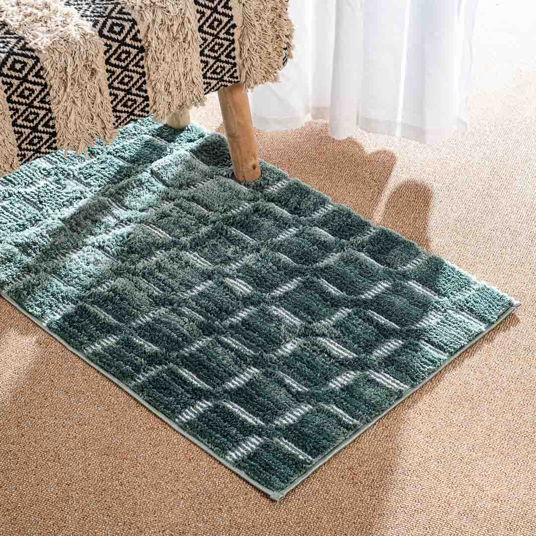 Premium Green Micro Runner Carpet Design Three