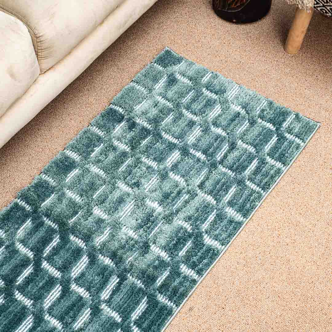 Premium Green Micro Runner Carpet Design Three