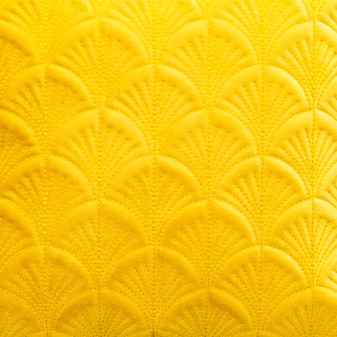 Premium self Embossed Leaf Design Cushion Cover
