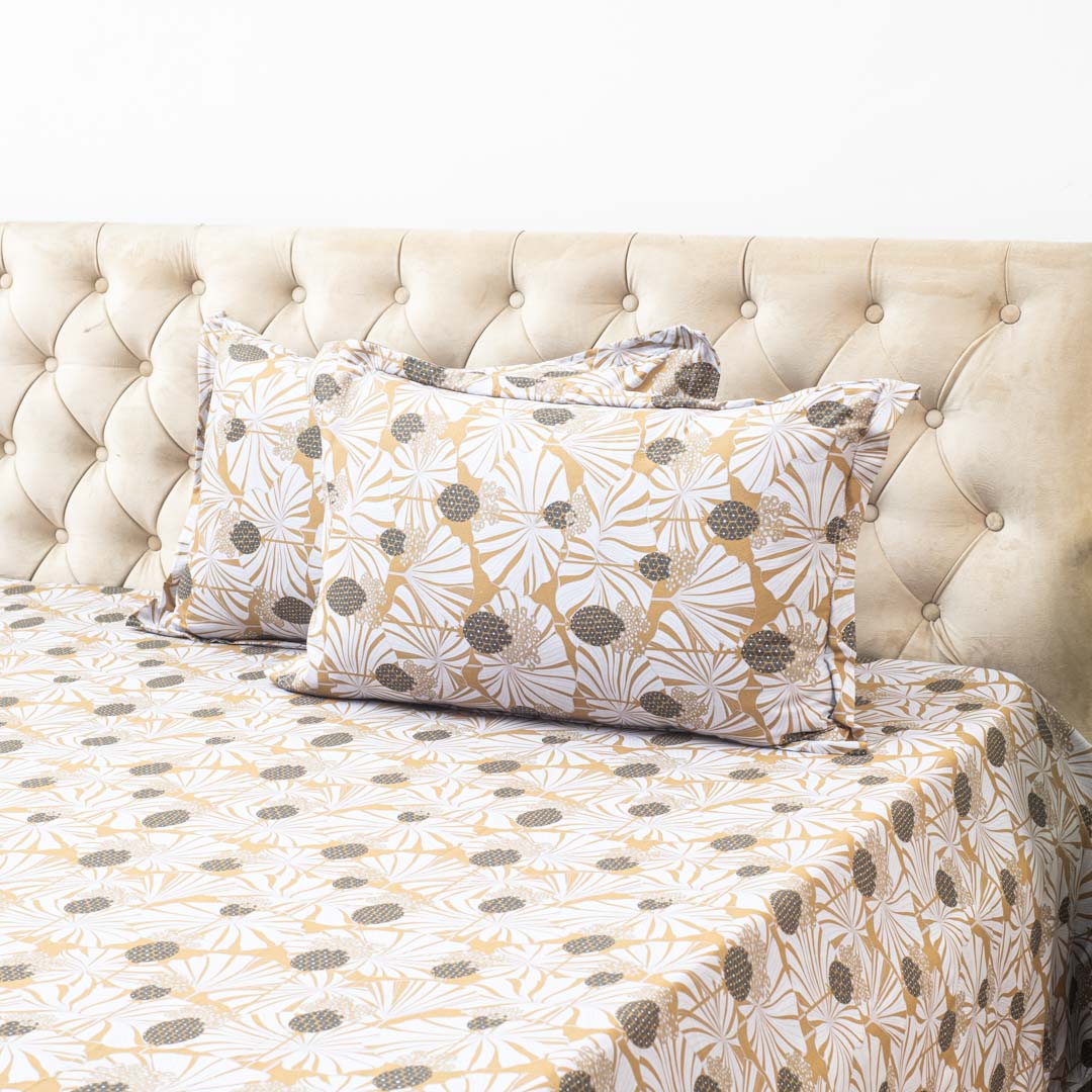 Premium Multi Colour Corsika (1+2) Bed Cover Design Three