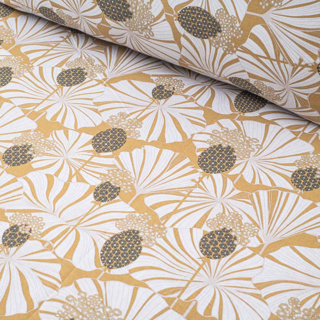 Premium Multi Colour Corsika (1+2) Bed Cover Design Three
