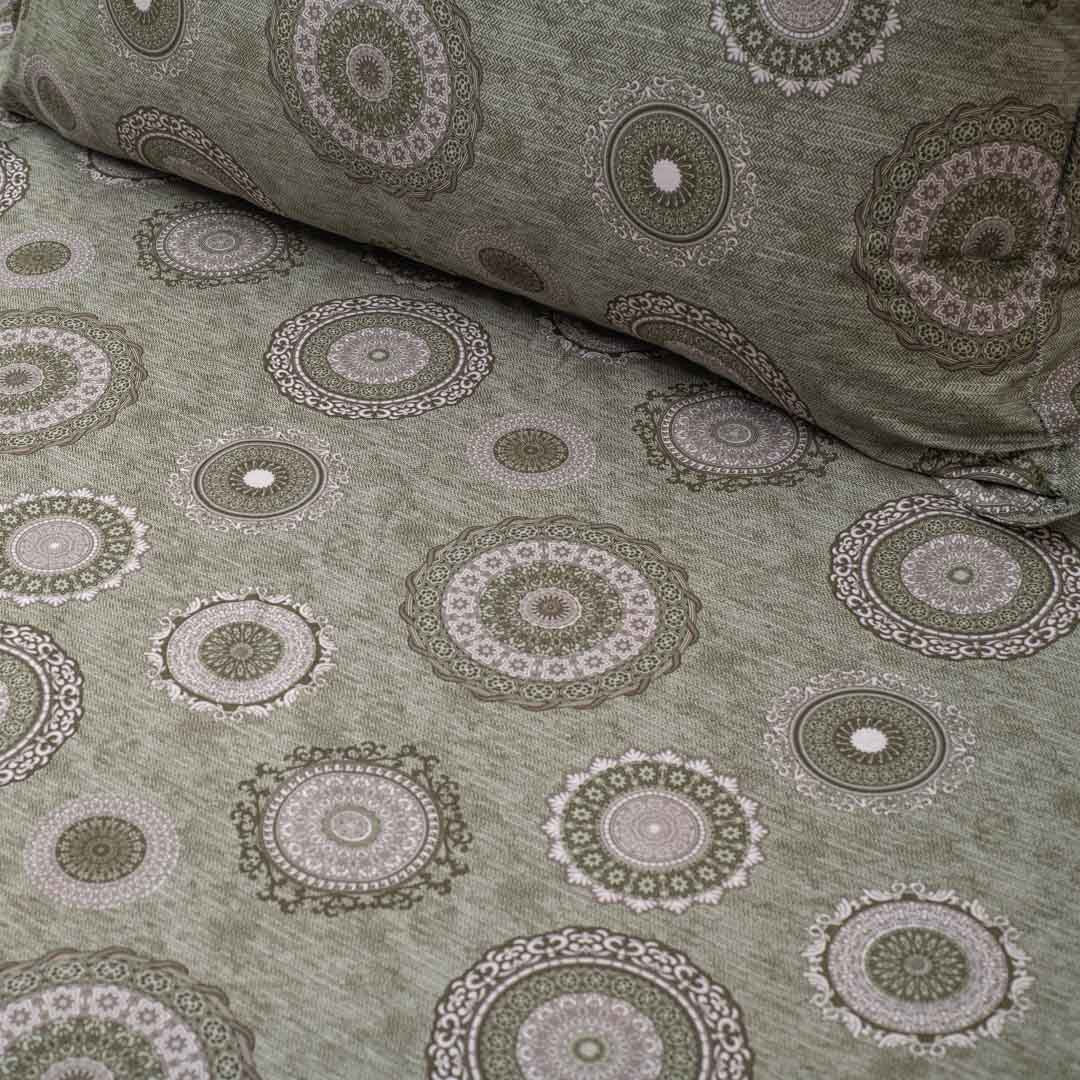 Premium Multi Colour Corsika (1+2) Bed Cover Design Nine