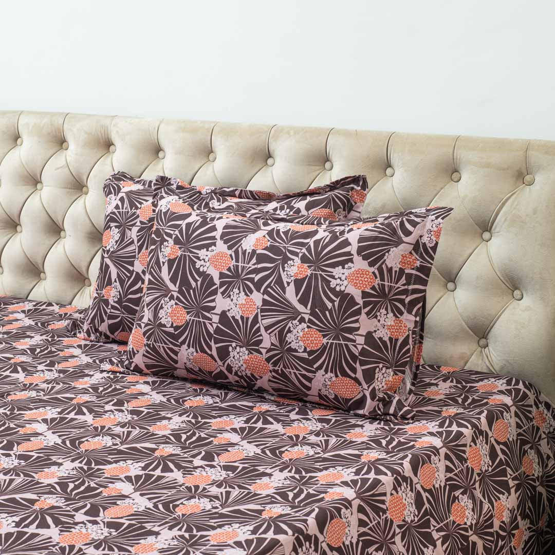 Premium Multi Colour Corsika (1+2) Bed Cover Design Eleven