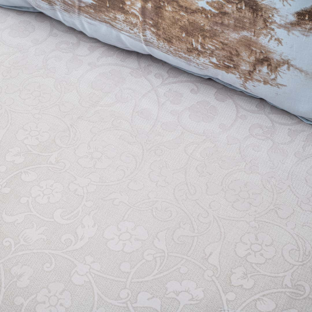 Premium 100% Cotton Earthy Elegance Bed Sheet Design Two