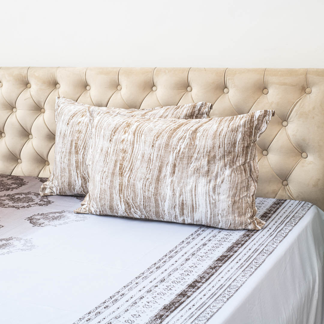 Premium 100% Cotton Rustic Charm Bed Sheet Design Four