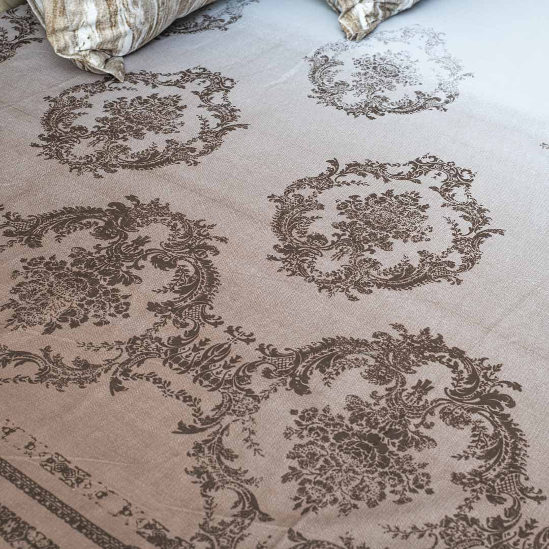 Premium 100% Cotton Rustic Charm Bed Sheet Design Four