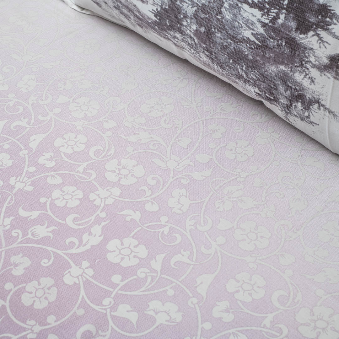 Premium 100% Cotton Vintage Lavender Bed Sheet Design Six