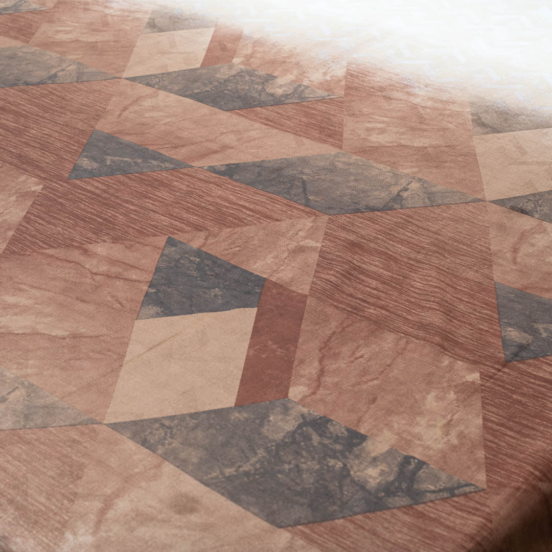 Premium 100% Cotton Rustic Rhapsody Bed Sheet Design Eight