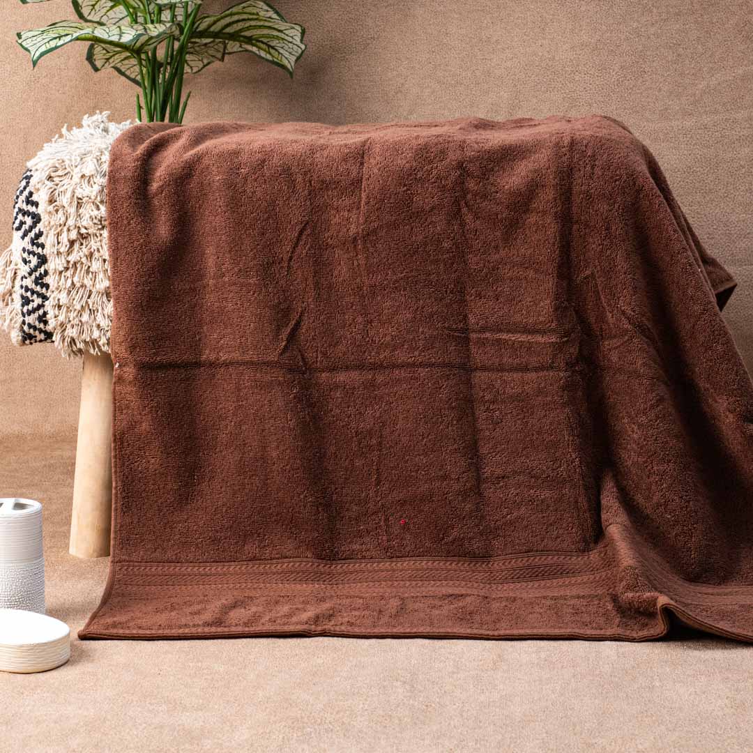 Premium Cinnamon Soft Joy Bath Towel