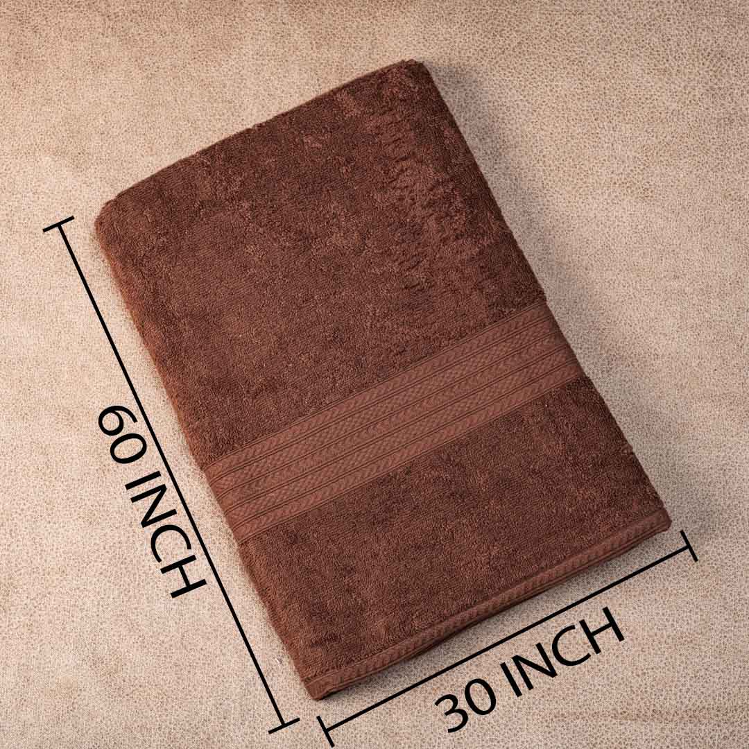 Premium Cinnamon Soft Joy Bath Towel