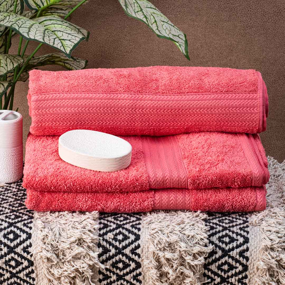 Premium Cinnamon Soft Joy Bath Towel