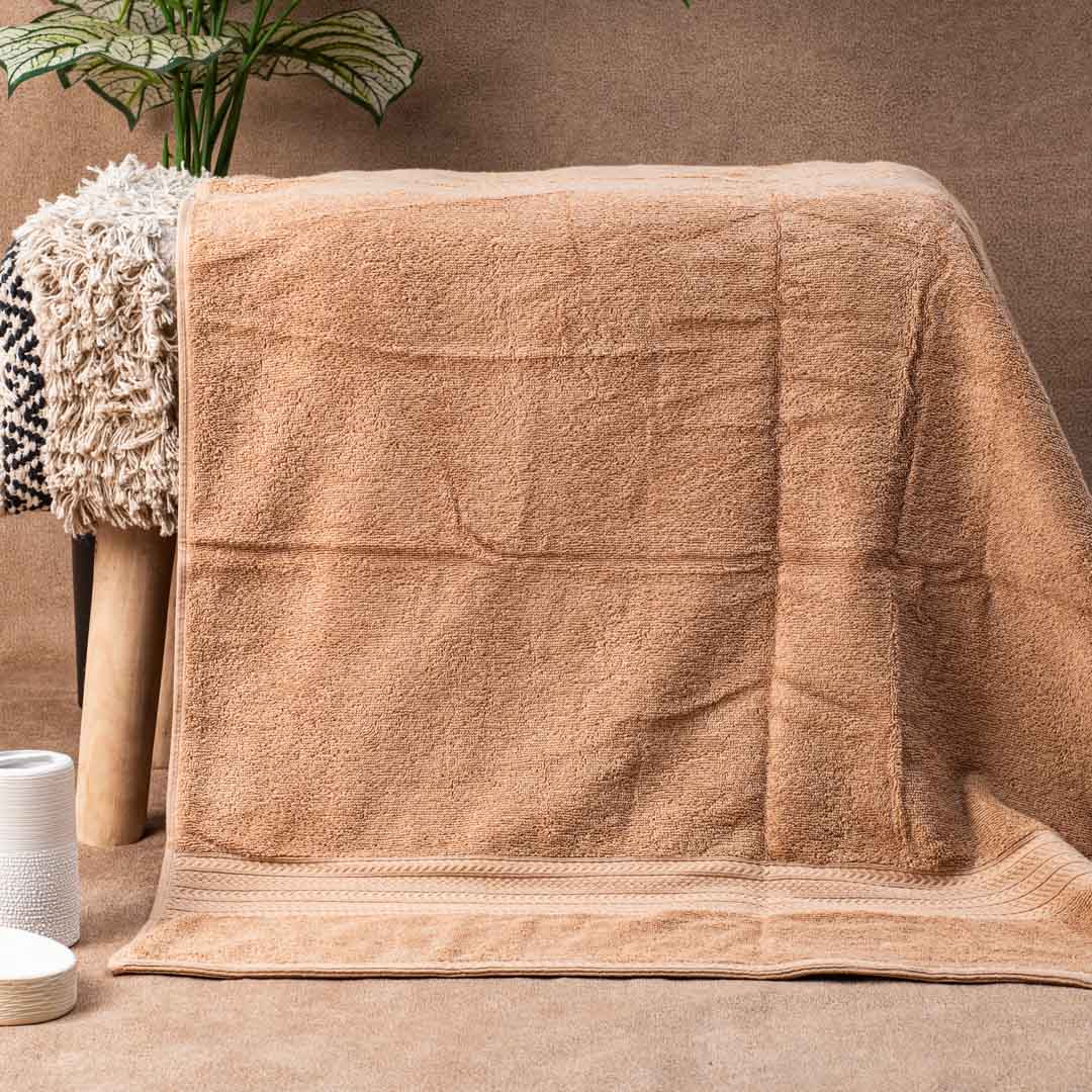 Premium Cinnamon Soft Joy Bath Towel