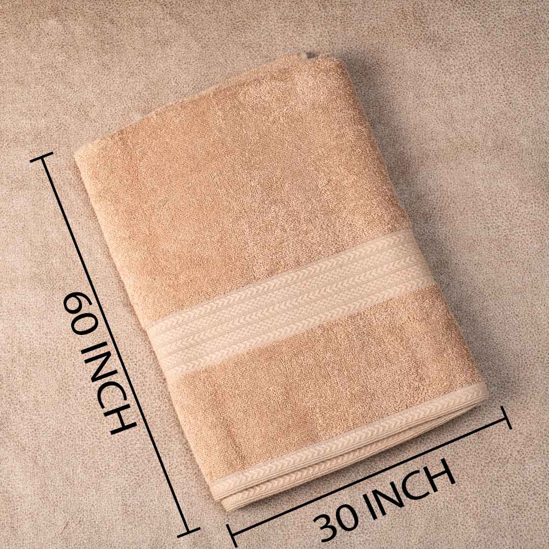 Premium Cinnamon Soft Joy Bath Towel