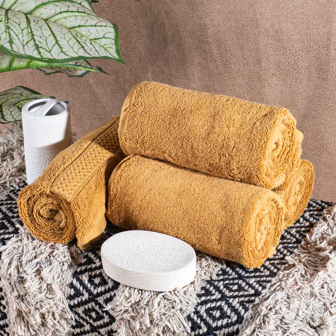 Premium Plain Olive Hand Towle