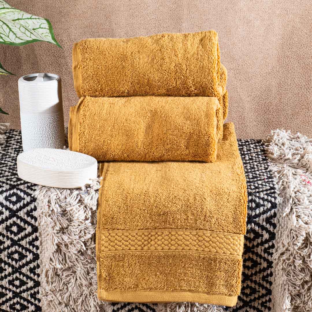 Premium Plain Olive Hand Towle