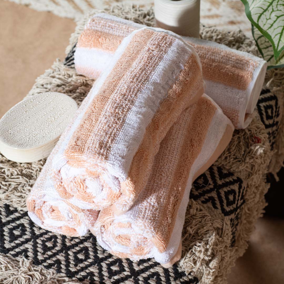 Premium Pastel Horizon Nautica Hand Towel Design Five