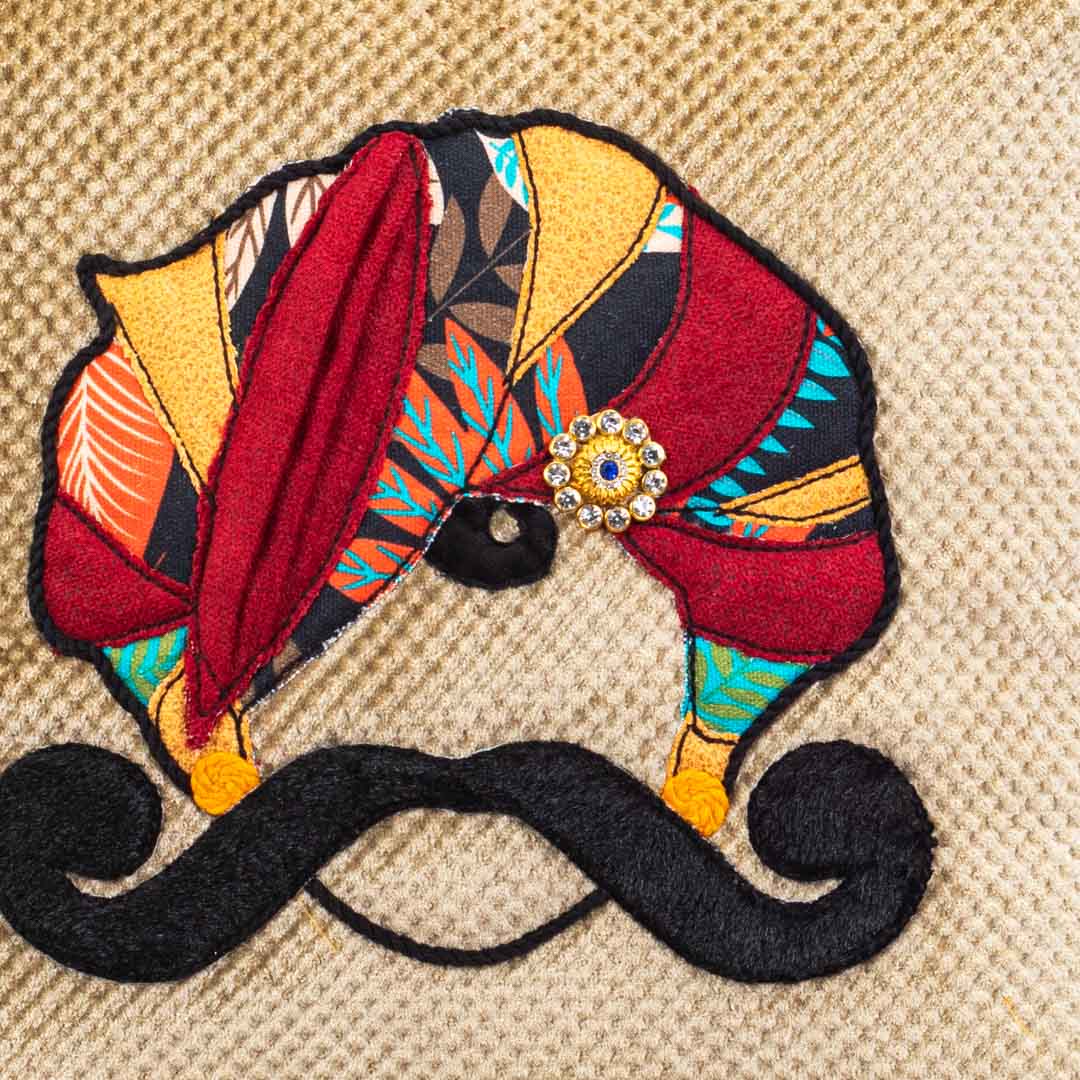 Mr. Rajasthan Design Traditional Cushion Cover