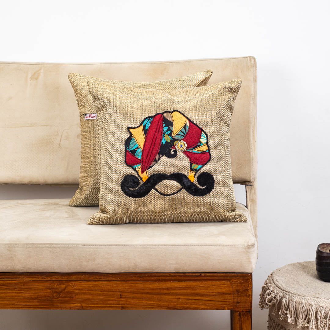 Mr. Rajasthan Design Traditional Cushion Cover