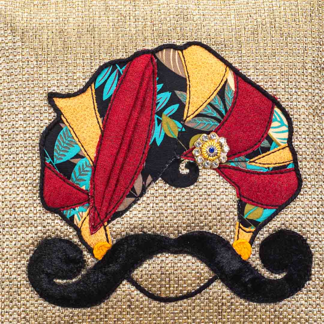 MR. RAJASTHAN And MRS. RAJASTHAN Combo Traditional Cushion Cover