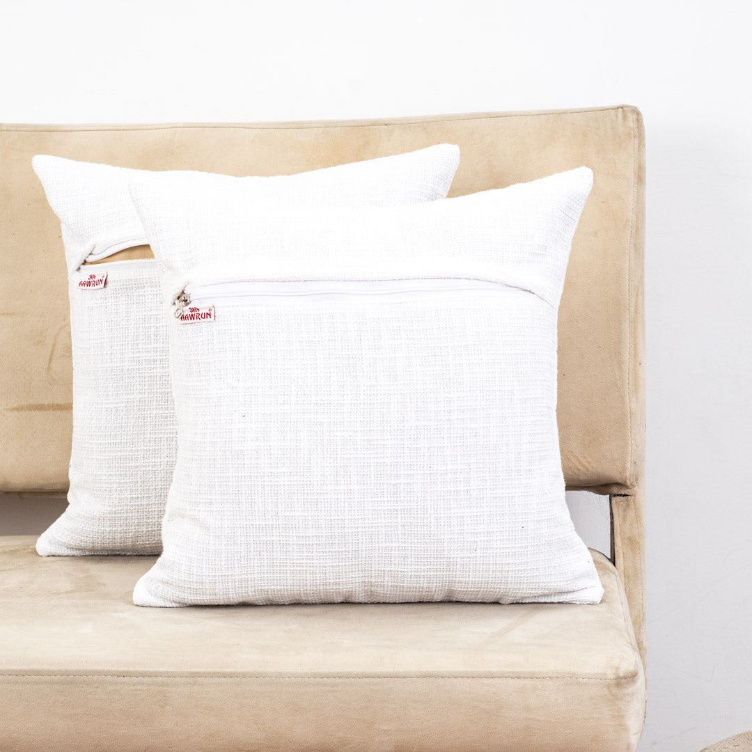 MR. RAJASTHAN And MRS. RAJASTHAN Combo Traditional Cushion Cover