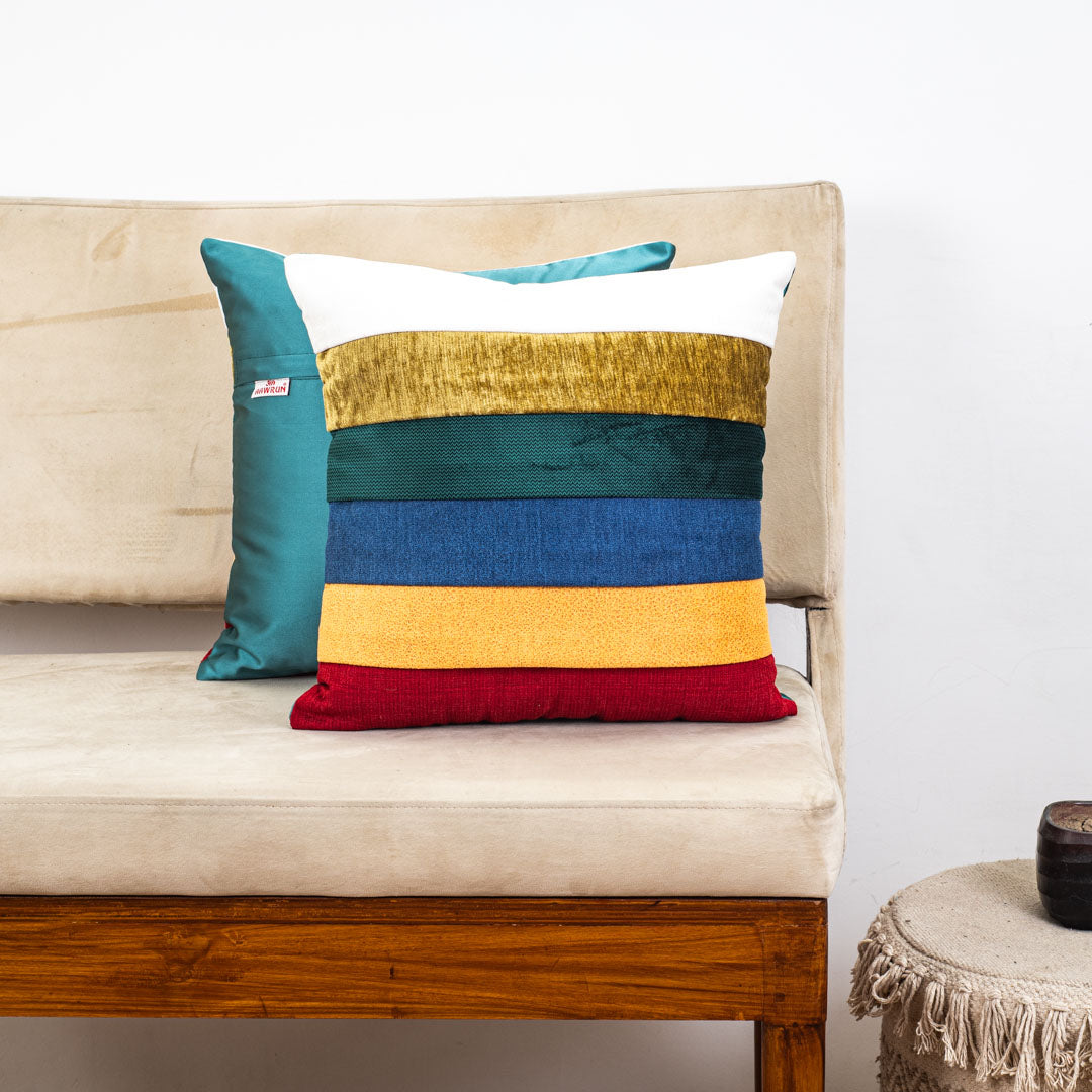 Suede Textured Cushion Cover - Elegant Home Decor