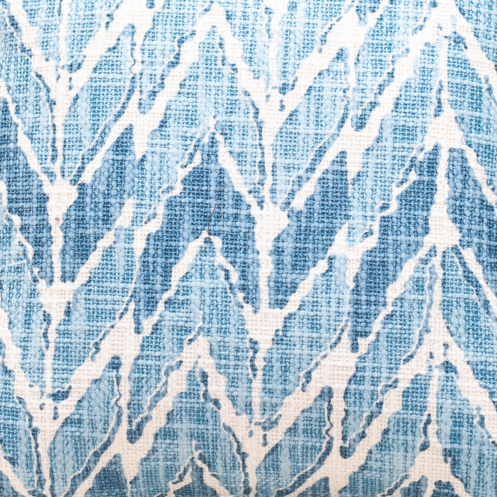 Ikat Zig Blue Cotton Cushion Cover – 16x16 Inch Stylish Home Décor