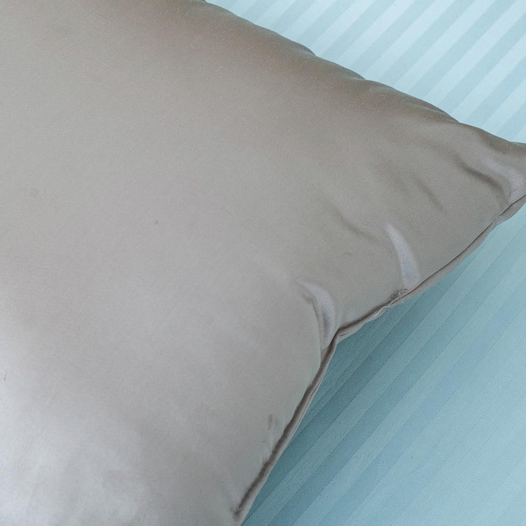 Satin Accent Poly Fibre Square Medium Size Cushion