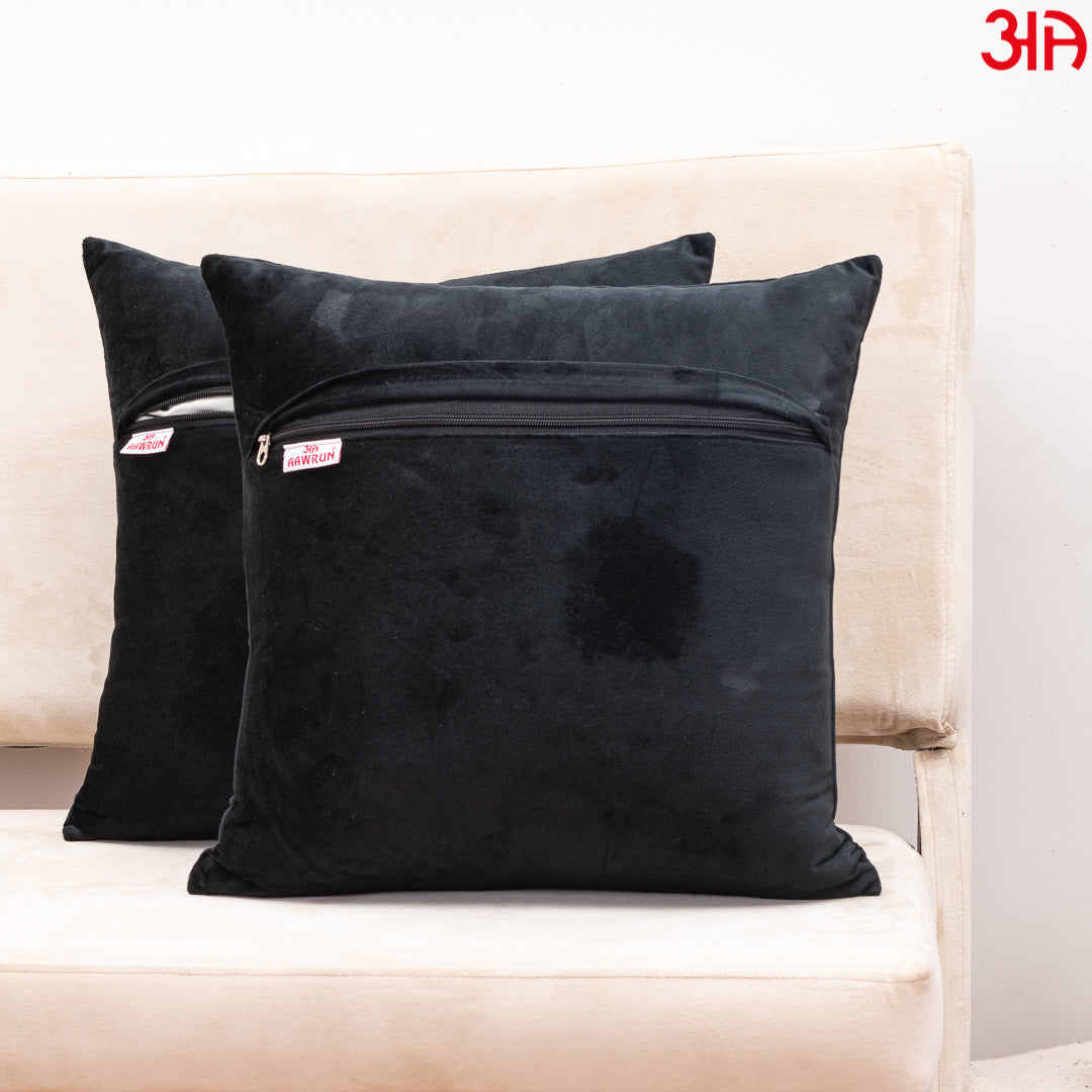 Rangoli Floral Cushion Cover 16x16 Inch