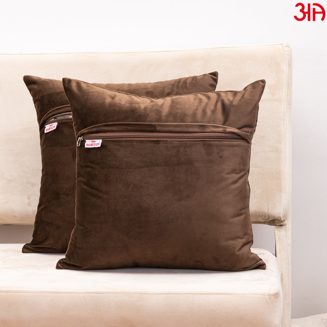 Rangoli Floral Cushion Cover 16x16 Inch
