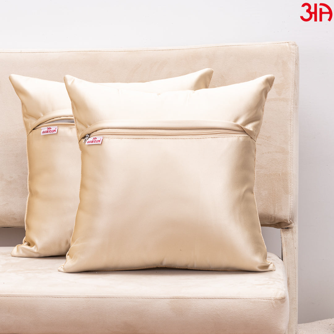 Rangoli Floral Cushion Cover 16x16 Inch