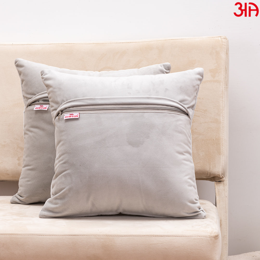 Rangoli Floral Cushion Cover 16x16 Inch