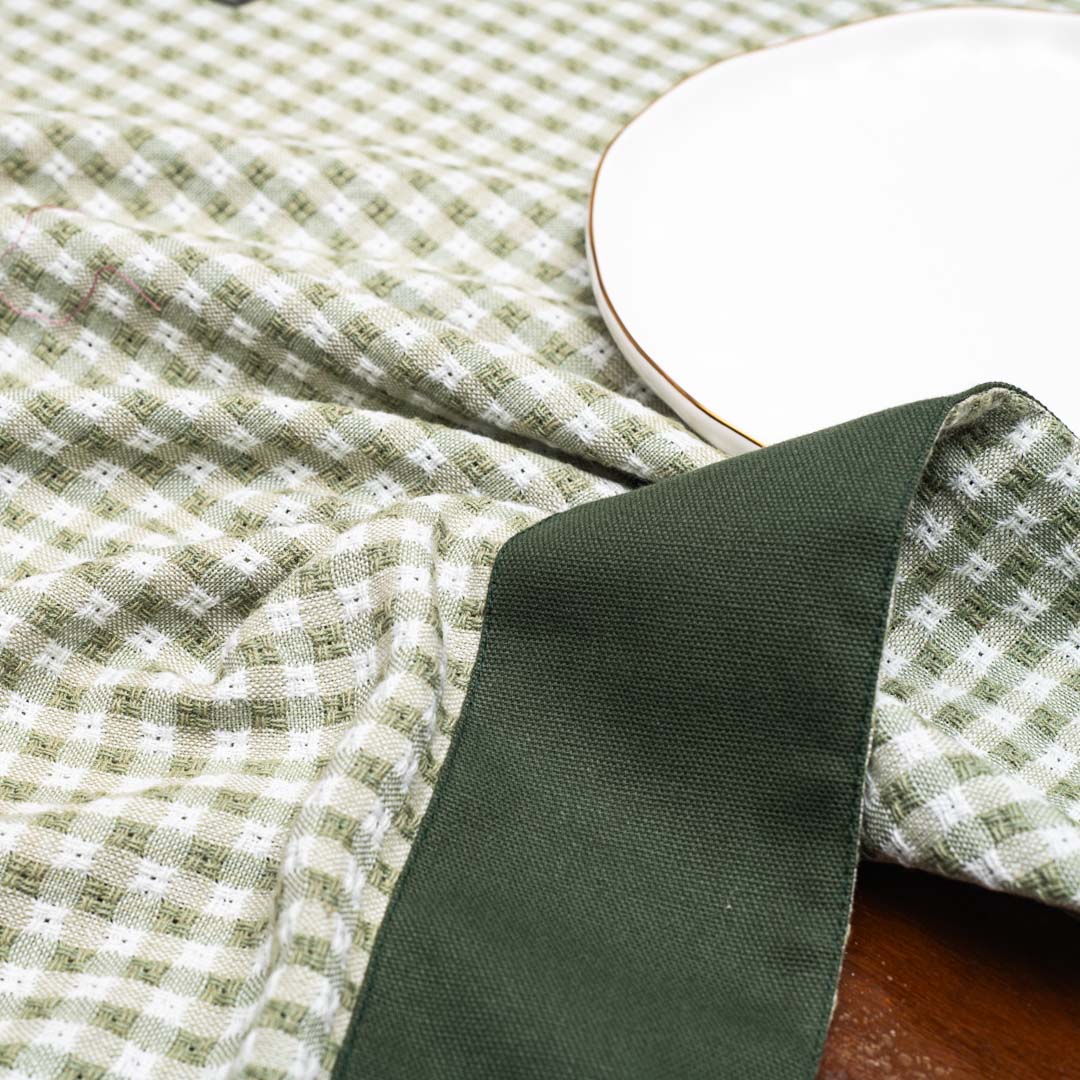 Checkered Plaid Tablecloth