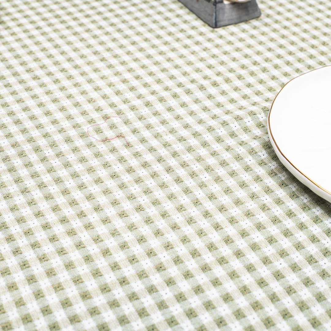 Checkered Plaid Tablecloth