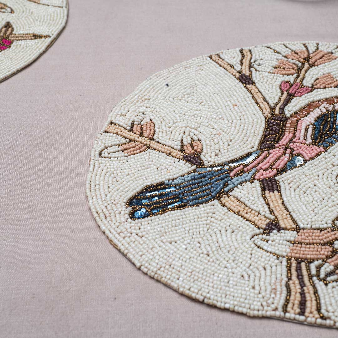 Handcrafted Rustic Robin Table Mat