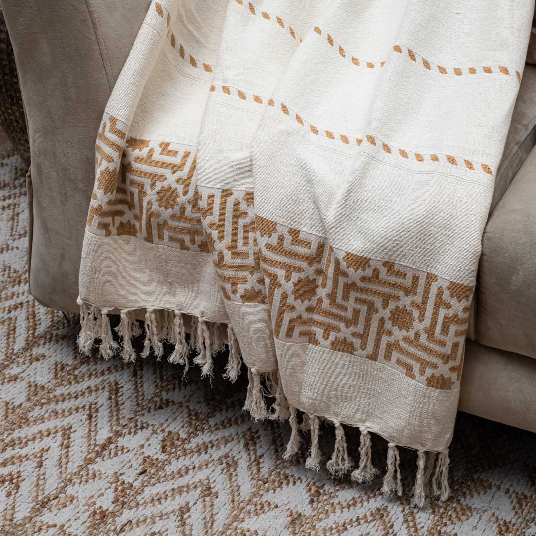 Boho Tribal Cozy Sofa Throw
