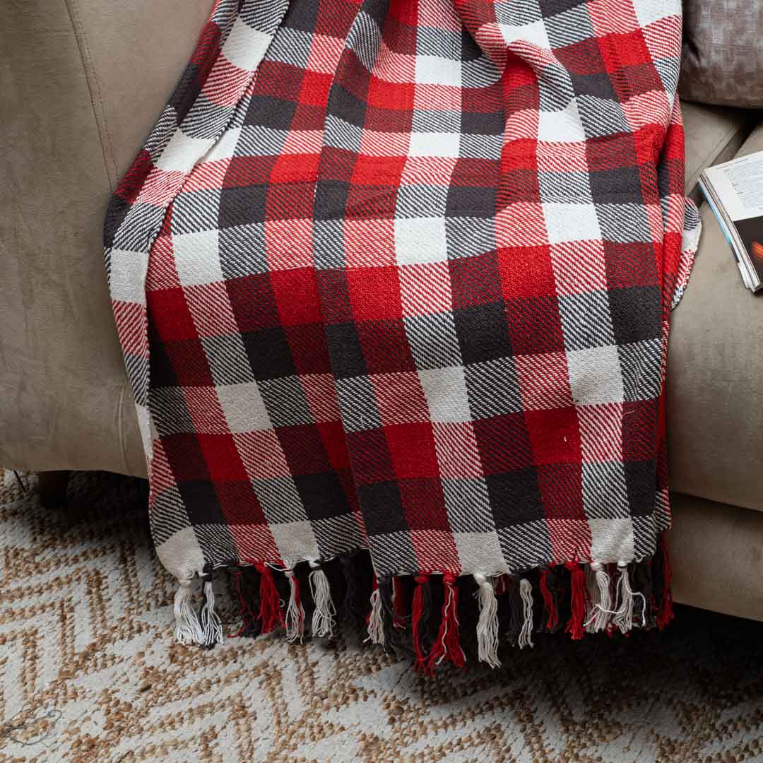 Buffalo Check Cozy Sofa Throw