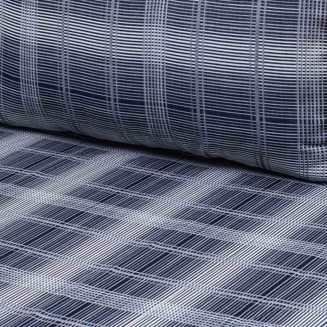 Modern Abstract Stripe Bed Sheet 2pc Pillow Cover 1pc Bed Sheet- D2