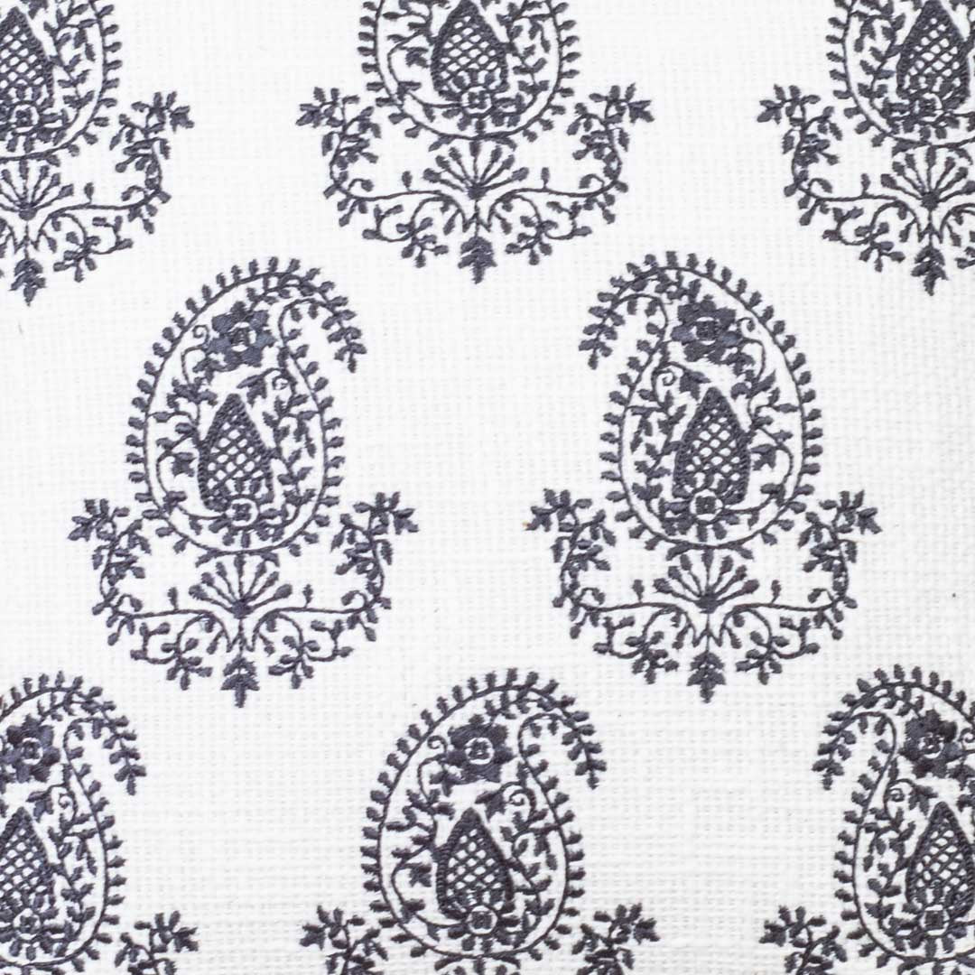 Premium Asian Multi Paisley Embroidery Cushion Cover