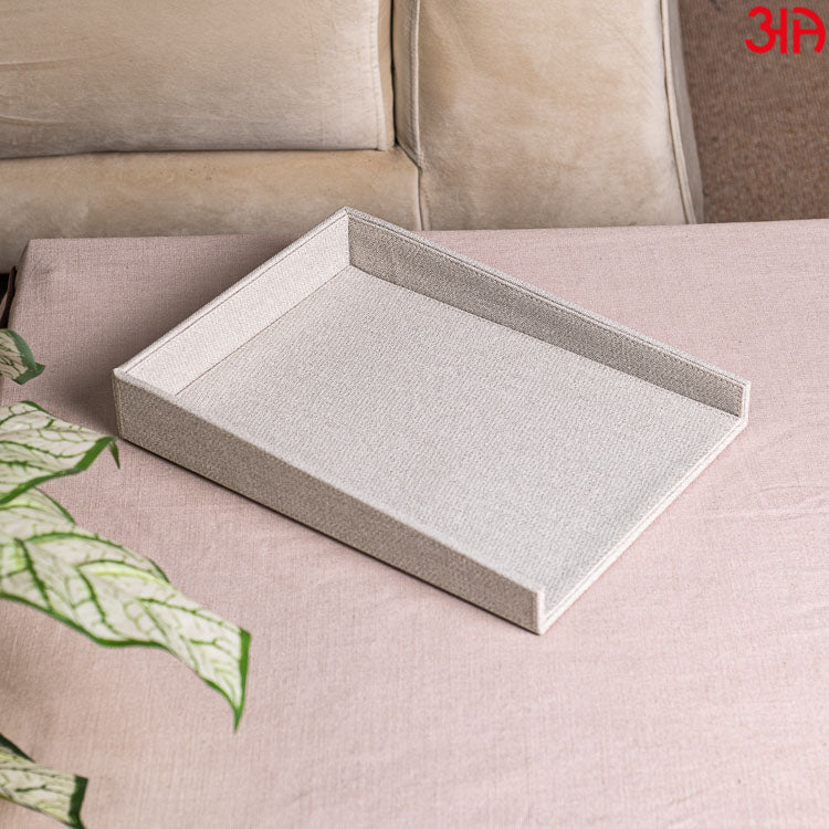 Off White A4 Paper Tray (23x31x5)-CM