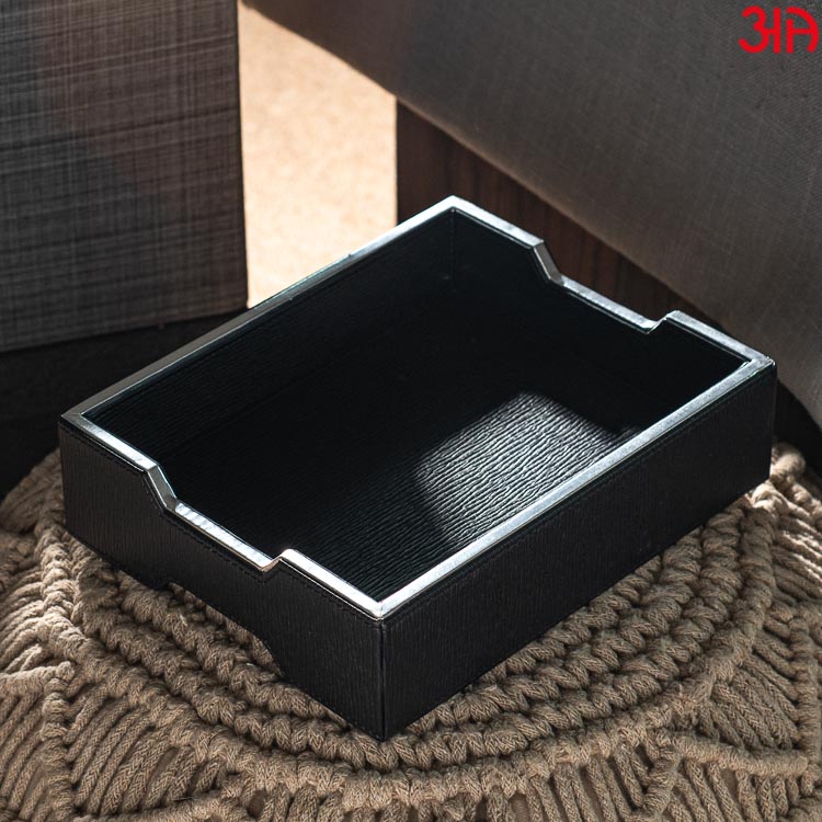 Black Multi Purpose Tray (24X16X9)-CM