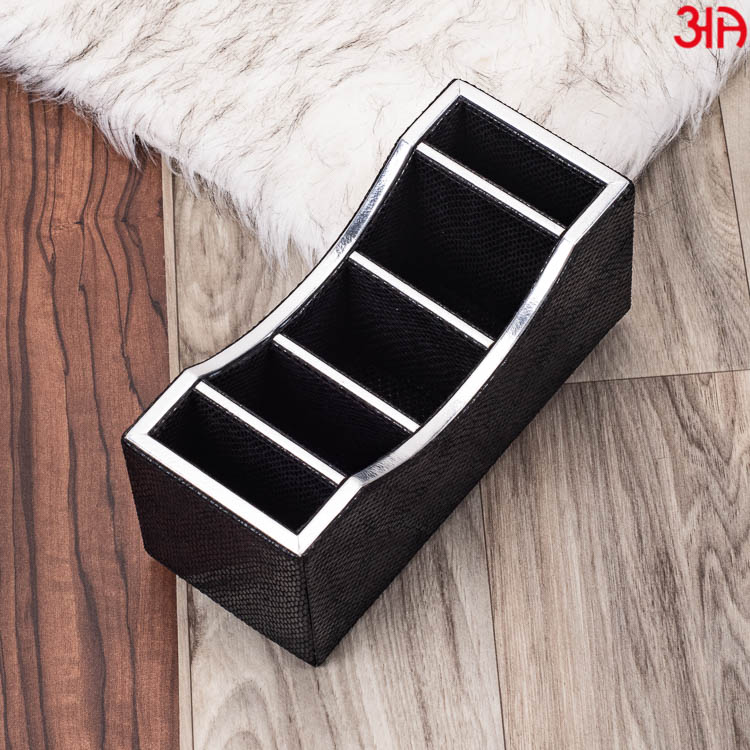 Black Multi Utility Holder ( 5 Pockets ) (22x9x10)-CM