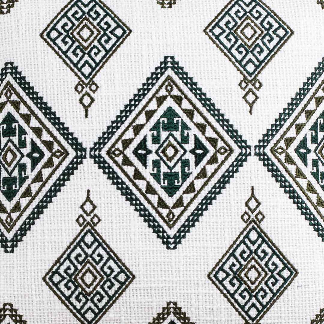 Premium Heritage Embroidery All Over Cushion Cover